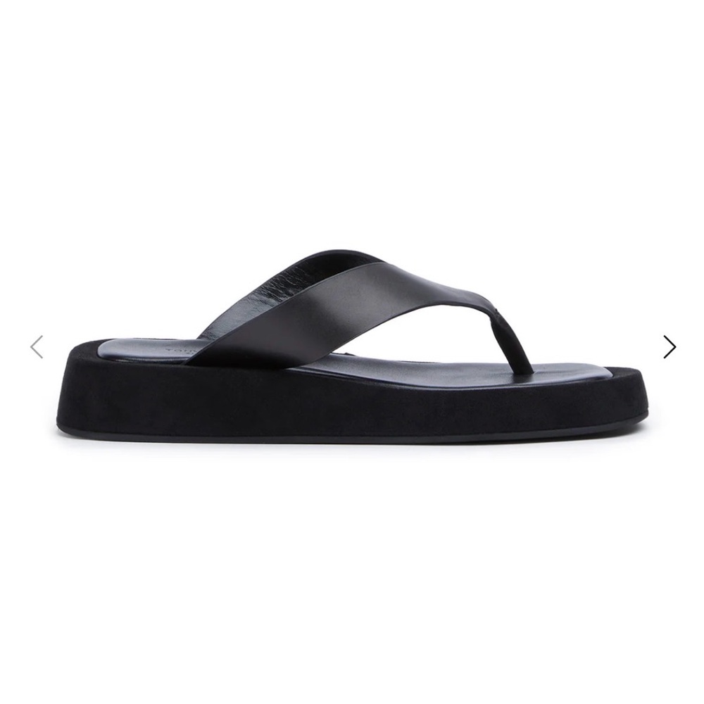 Tony Bianco Ives Black Flip-Flops